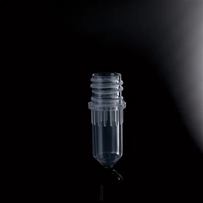 0.5ml Micrea Tube Le Caps Scriú Snáithe Scriú Polapropiléin Conical Bottom