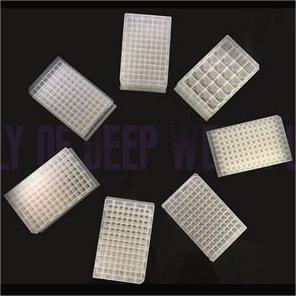 Mórdhíol Monarcha 96 Plátaí Deep Well Tobar Cearnóg Bhabhta UV Bun 0.5ml 1.0ml 1.6ml 2.2ml 2.2ml 10mlDeep Well Plates Kinfisher Flex